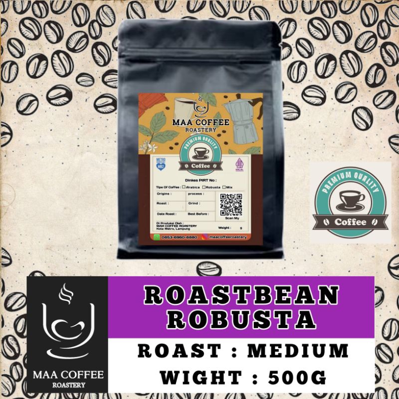 

Roastbean Robusta Lampung Specialty 500g