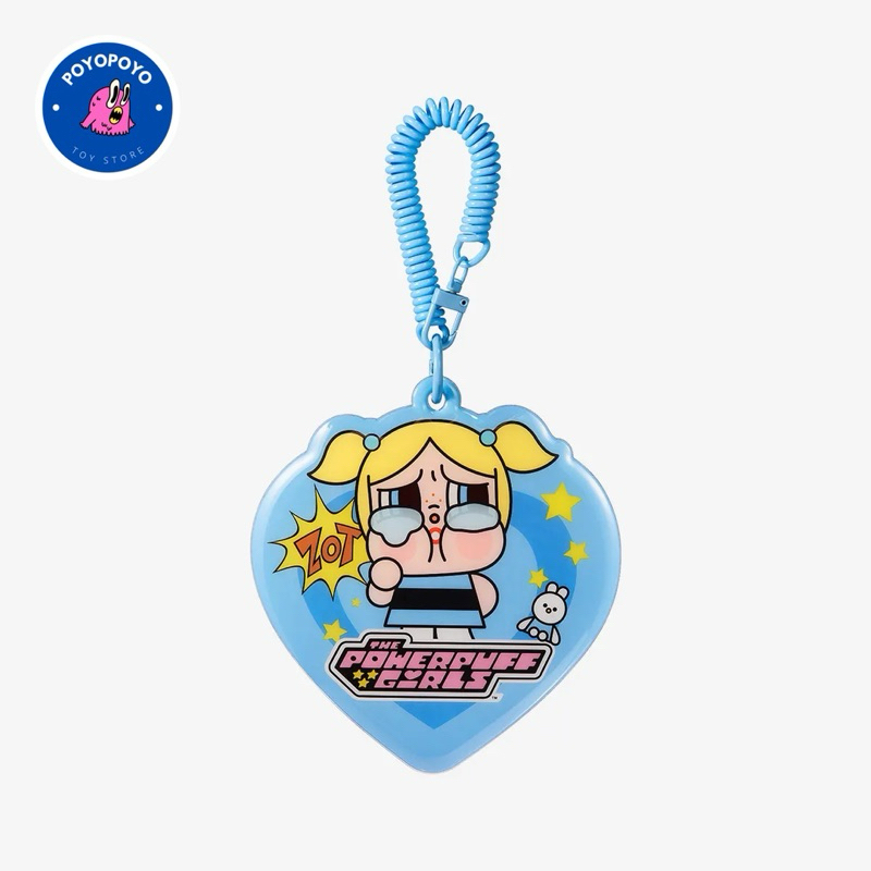 

[Ready - Selected Bubbles + Free Crybaby Pop Bean] Pop Mart Crybaby x Powerpuff Girls Card Holder | Crybaby PPG Tempat Kartu | ID Card Holder Keychain | New Sealed | Original Pop Mart