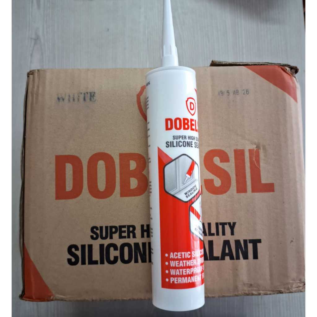 

Lem Silikon / Lem Sealant Silicone / Lem Kaca Dobelsil - White