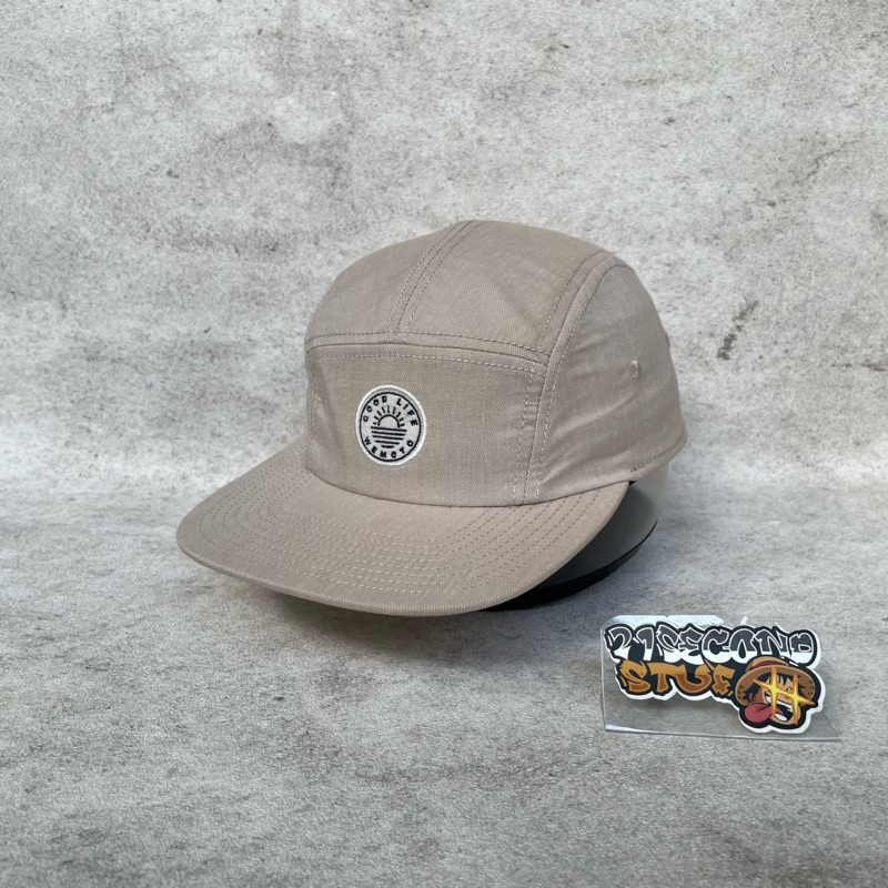 Topi Wemoto 5panel Cream Second