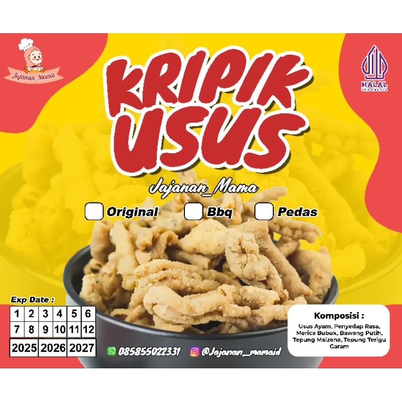 

Kripik Usus ruenyahh... By Jajanan Mama