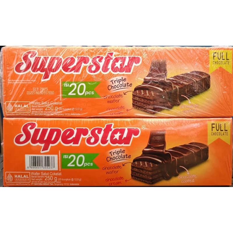 

Superstar Triple Chocolate Water Salut Cokelat 250g