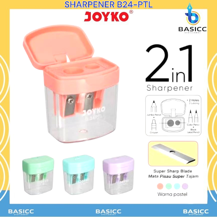 

Joyko Rautan / Serutan / Pengasah / Sharpener B-24 PTL | @1 Pcs