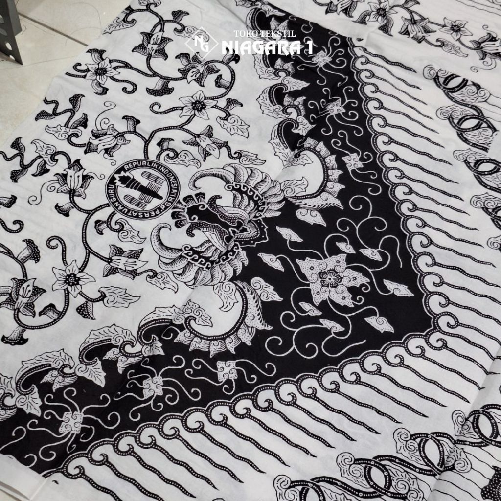 Kain Batik PGRI Nasional Motif Kusuma Bangsa
