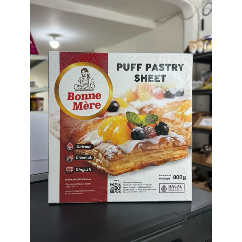 BONNE MERE PUFF Pastry sheet 800gr - INSTANT ONLY