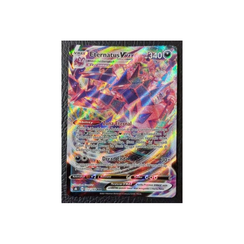 Kartu Pokemon TCG - Eternatus V Max RRR (s8b) 110/184