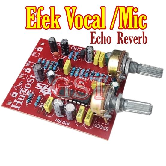 Kit New Super ECHO Digital Hugost kit reverb efek vokal