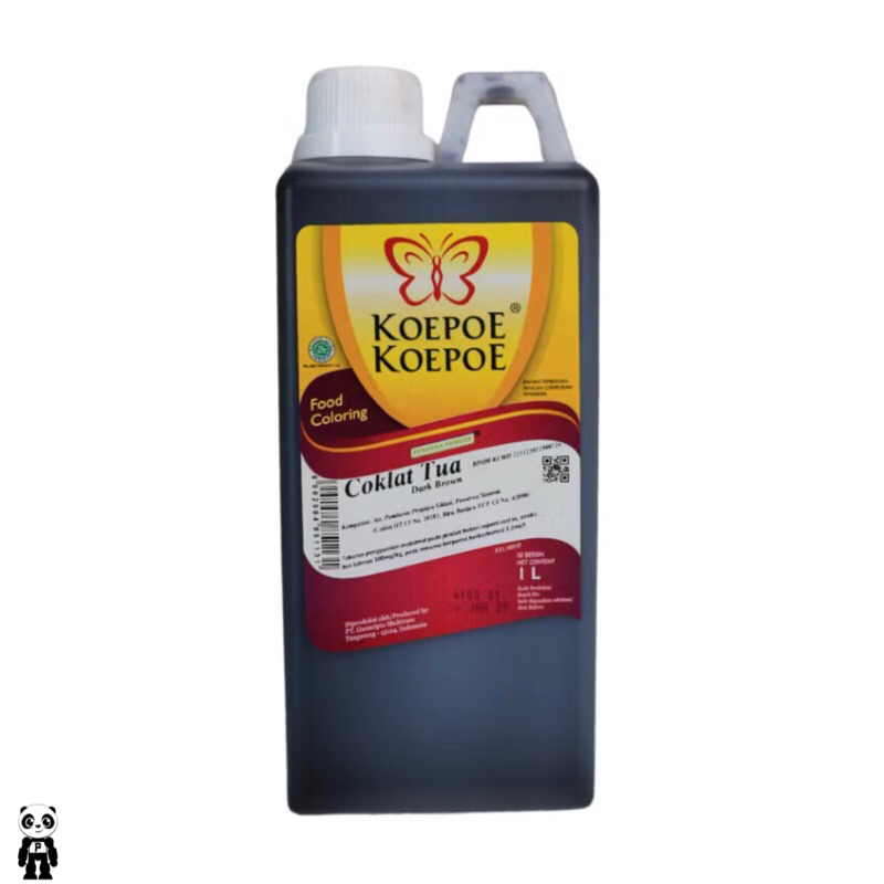 

Koepoe Koepoe Pewarna Coklat Tua 1L Pewarna Makanan Kopi Coklat 1 Liter Dark Brown