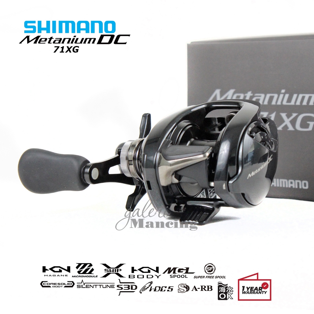 Reel BC SHIMANO Metanium DC HAGANE | Baitcasting Resmi [2024] Galeri Mancing