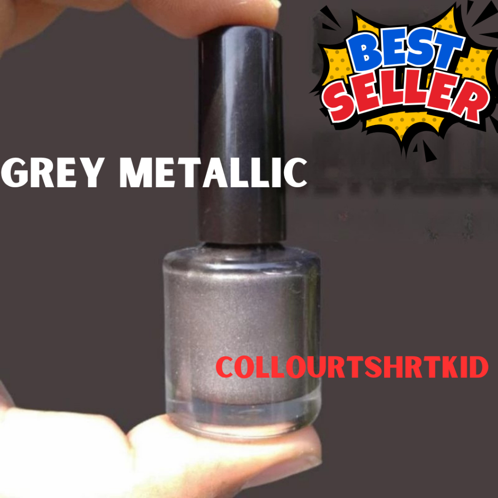 Cat Grey Metalik Grey 1G3 Metalic Abu Tua Cat Oles Penghilang Lecet Baret Mobil Motor Sepeda
