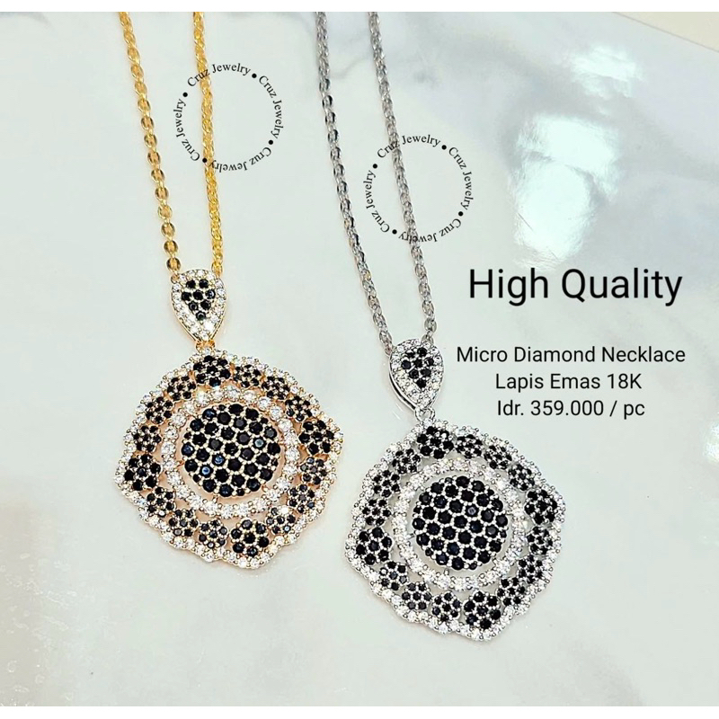 Belian Hitam ( Black Stone ) Kalung Silver S925 Premium Quality