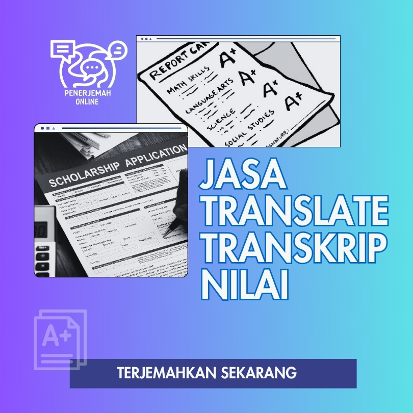 JASA TRANSLATE TRANSKRIP NILAI
