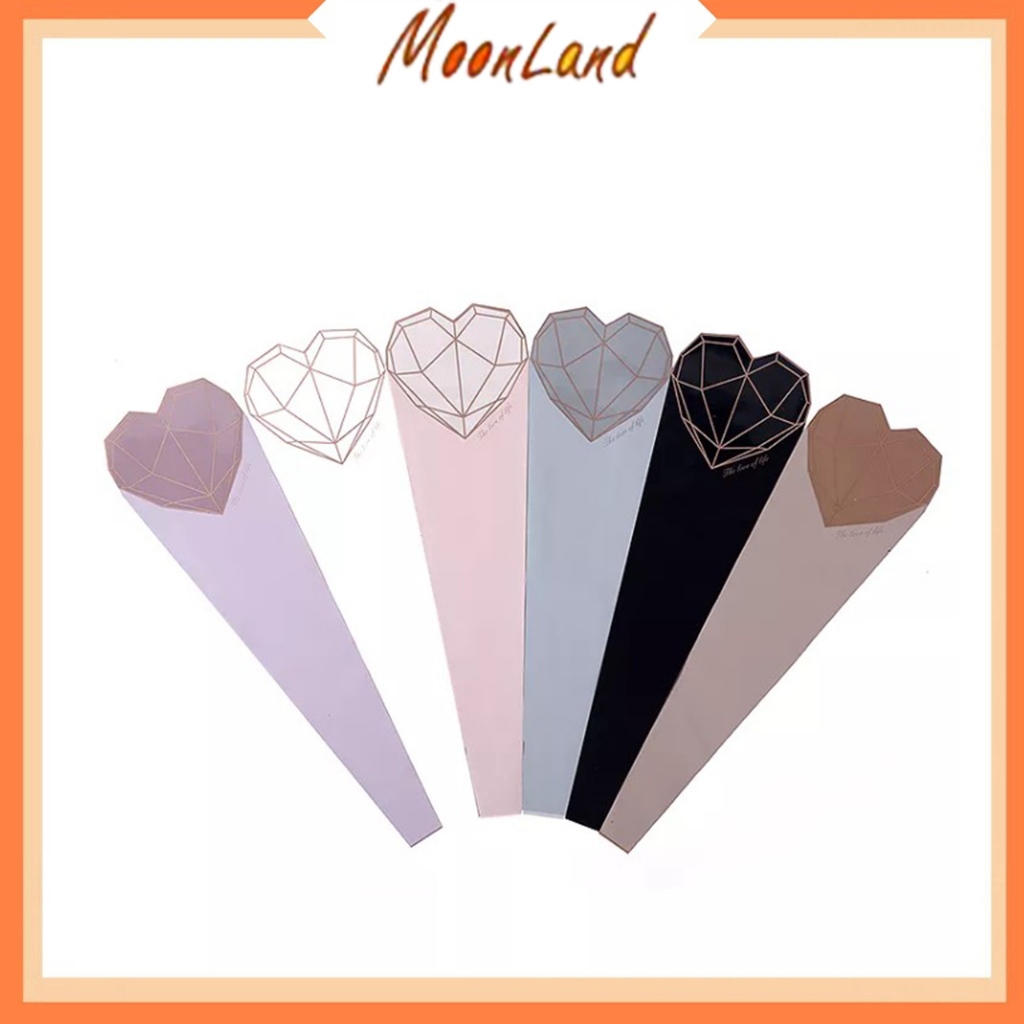 

20 Pack plastik buket bunga single plastik buket instan motif love