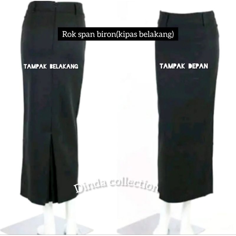 rok span wanita panjang ,rok kerja ,rok kuliah line A dan biron