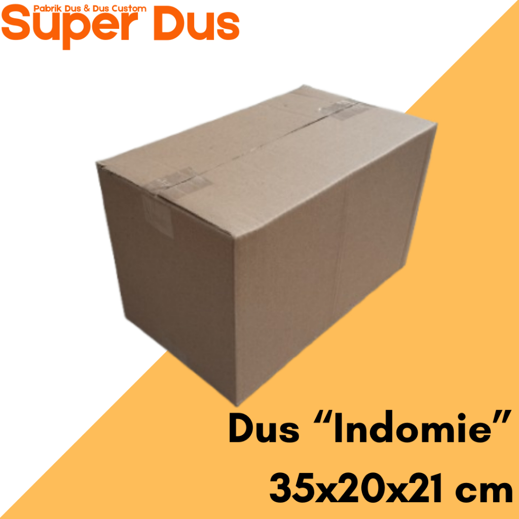 

Kardus Box /Uk. 35x20x21 cm/Karton Packing/Dus mie instan/Kardus Polos/Box Packing