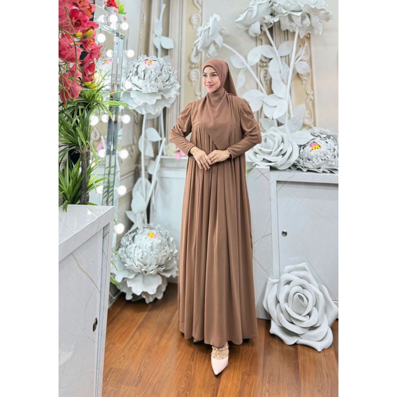 Gamis MUSTIKA set pasmina by AC Original collection