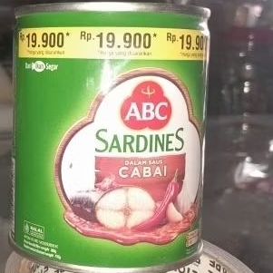 

ABC Sardines Dalam saus Cabe 300 g