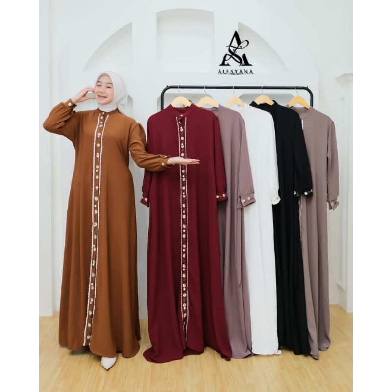 Calya Dress ORI by Alesyana/ Gamis Crinkle Viral Calya Dress ORI by Alesyana/ Gamis Calya by Alesyan