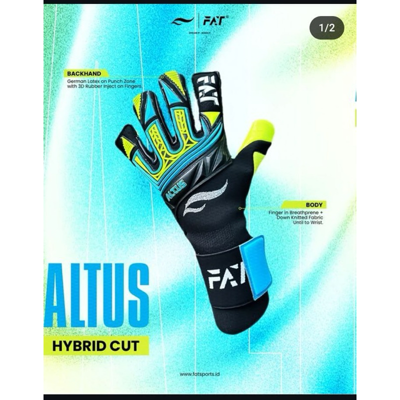FAT ALTUS HYBRID yellow/blue/lime