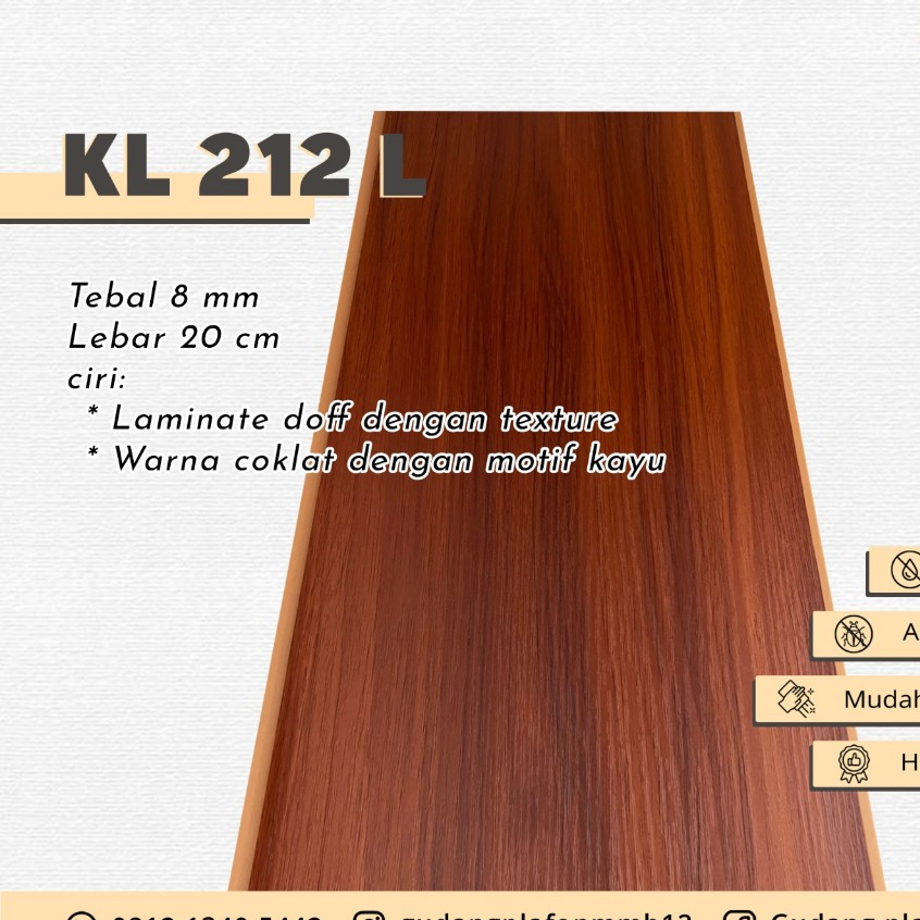 Plafon Pvc Seri Laminate