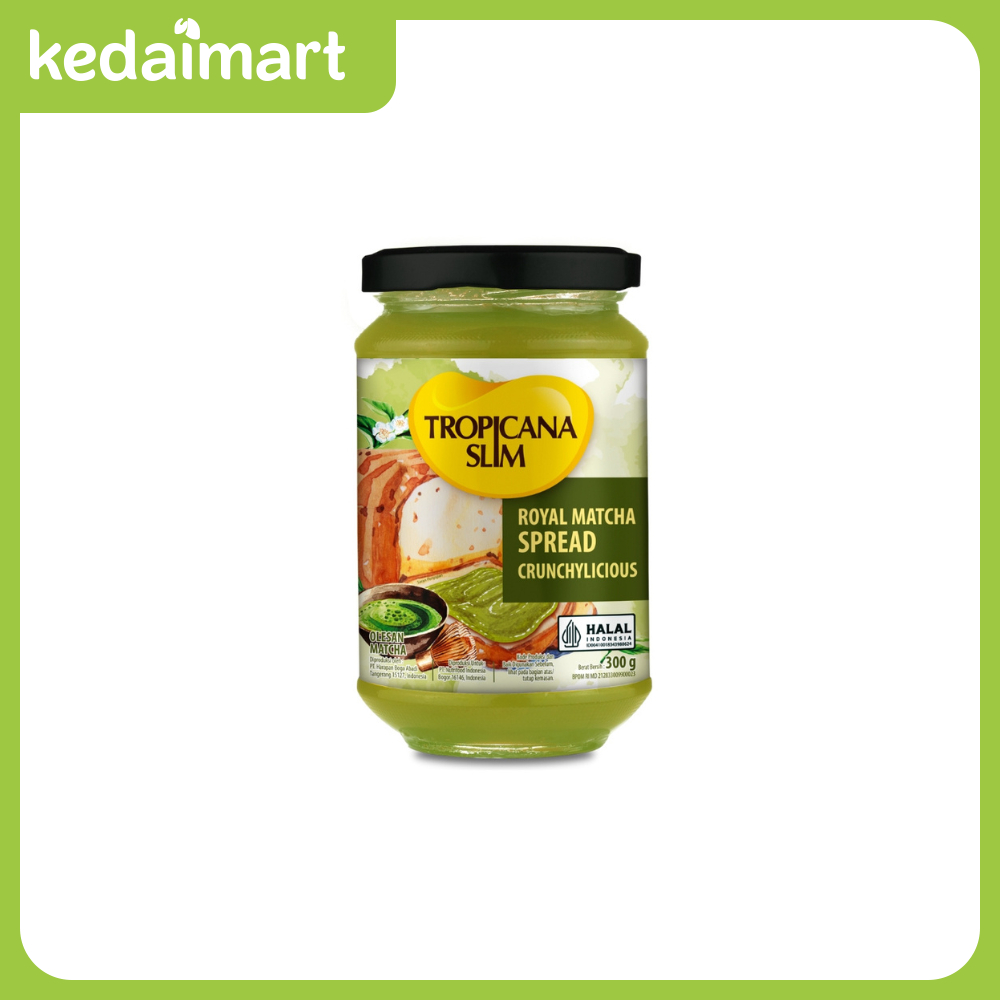 

Tropicana Slim Royal Matcha Spread 300 Gram