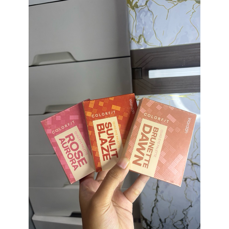 Wardah Colorfit Quad Eye Palette Eyeshadow Palette Wardah Colorfit