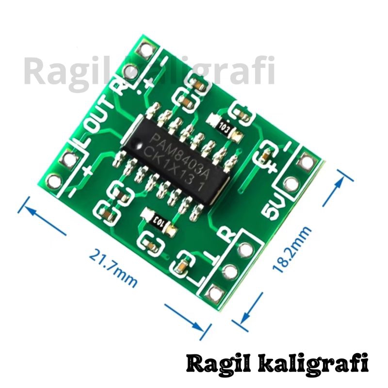 Pam 8403 2x3 w micro power amplifier mini pam 8403 5V