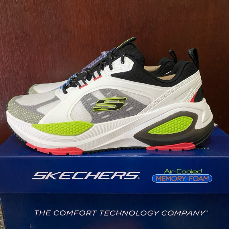 Skechers memory foam octus white multi 232736/WMLT