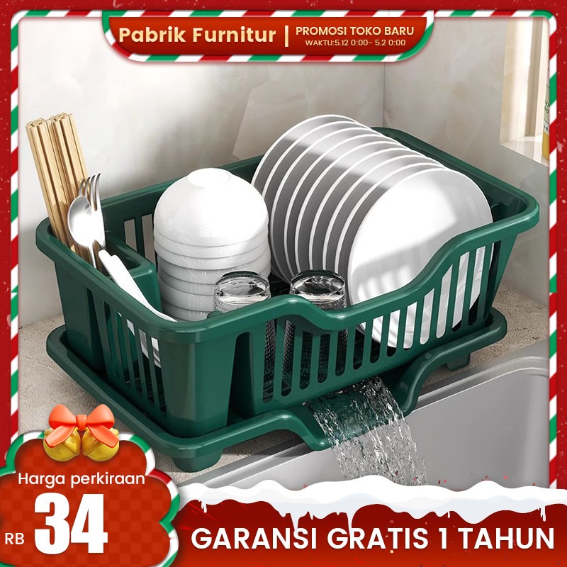 【Keluaran Pabrik】keranjang piring/lemari piring wastafel/peniris piring/peniris piring/wastafel/rak 