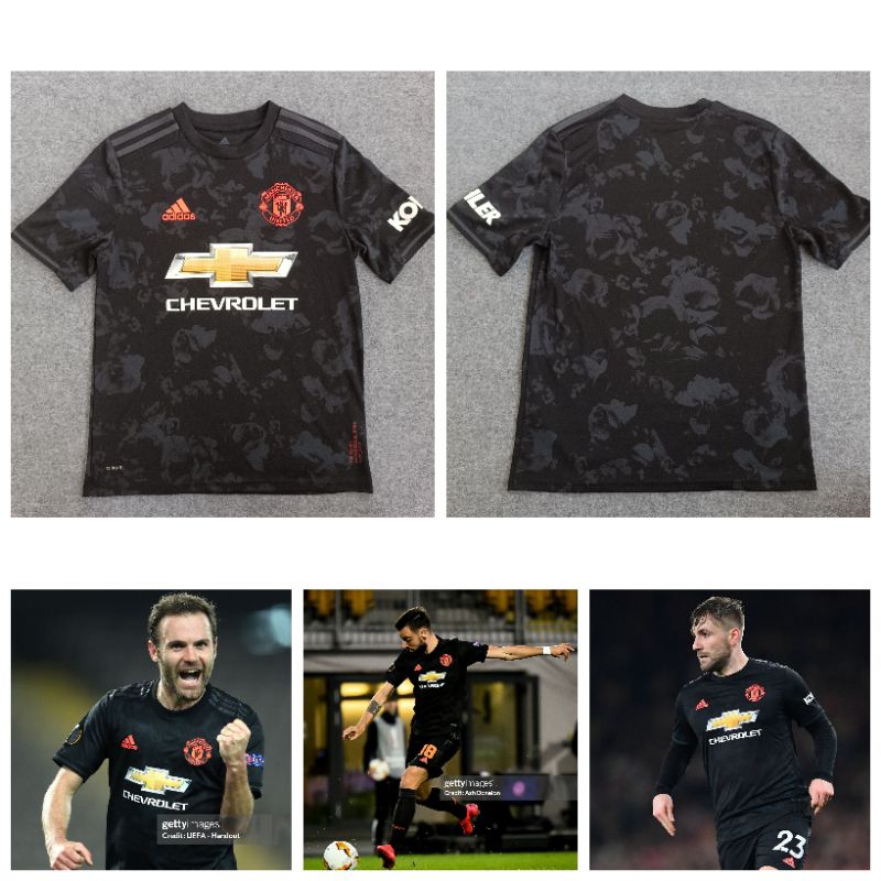 Jersey Manchester United MU 3rd Black Rose 2019-2020 19/20 Original