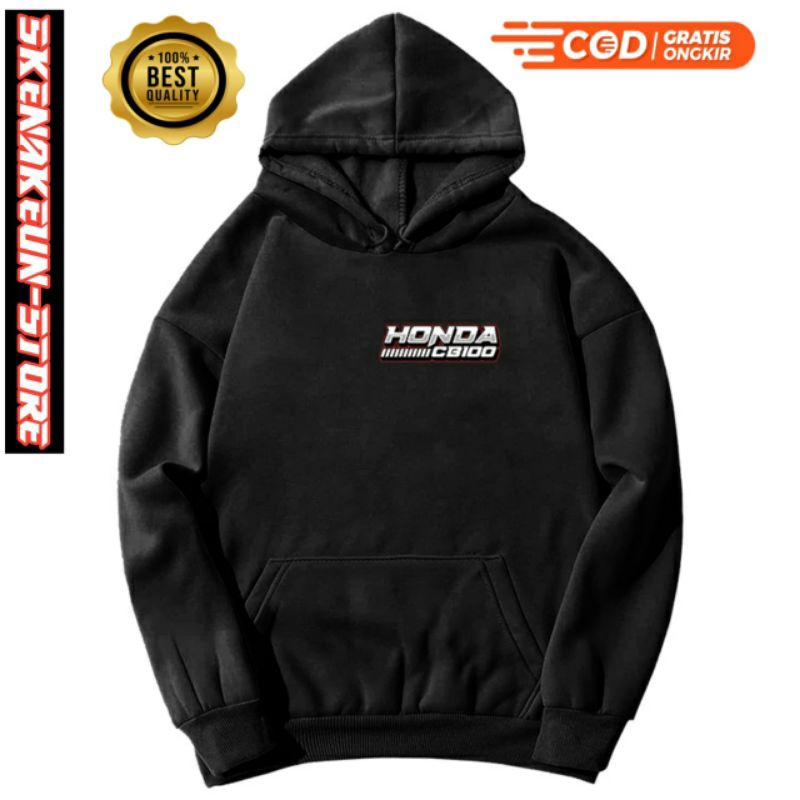 HOODIE HONDA CB 100 VOL2 SWEATER JAKET CB 100 SWEATER HONDA CB JAKET TERBARU HONDA CB 100 BAHAN BERK