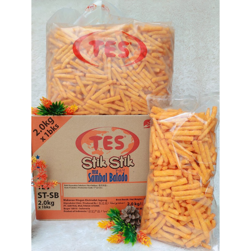 

TES Stik Stick Sambal Balado/TES STIK/STIK BALADO/STIK COKLAT/STIK JAGUNG ENAK RENYAH