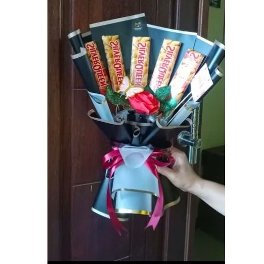 

Buket isi coklat hadiah ultah