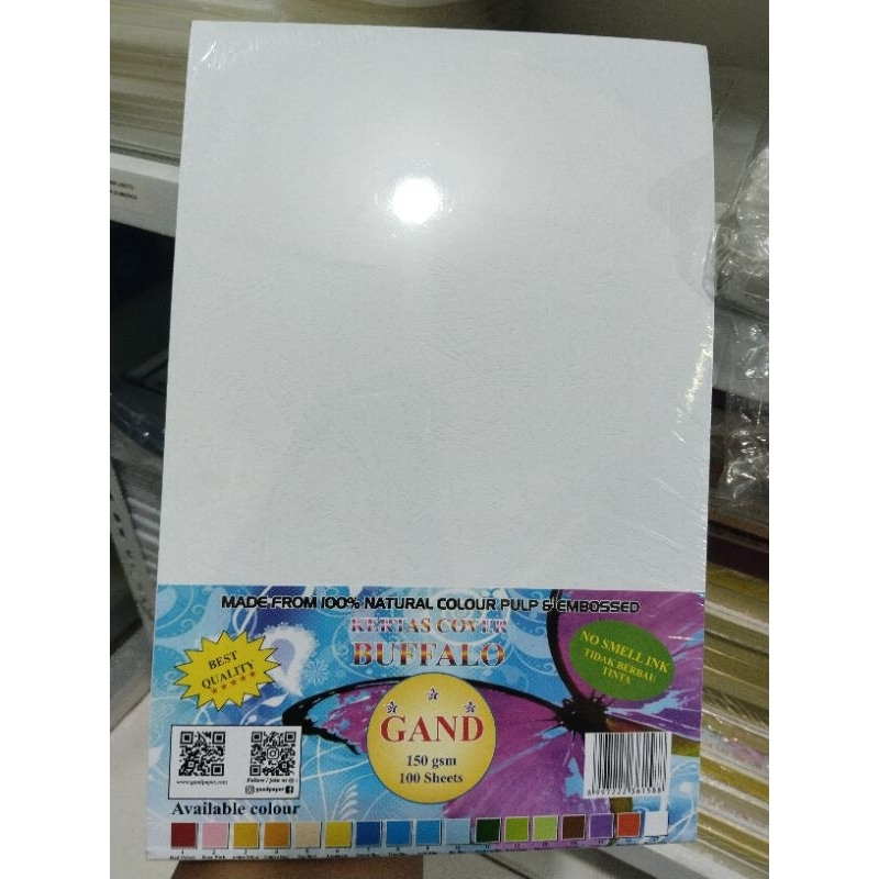 

Ay00! Kertas Karton Bufalo Cover jilid F4 1 pack isi 100 lembar