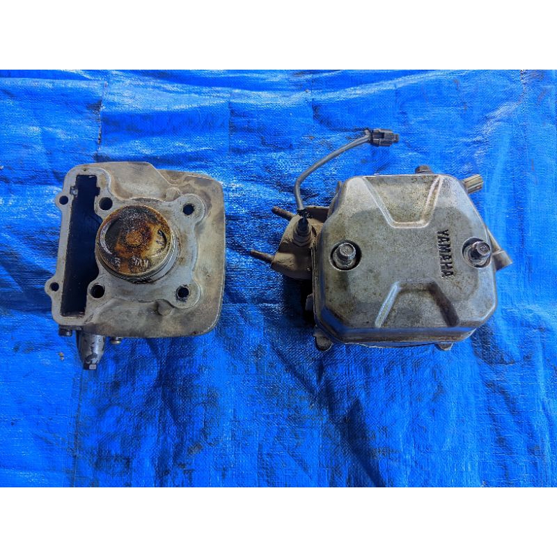 blok head / blok klep set boring Yamaha Vega force fi pnp Jupiter z1 kode 1FD original cabutan