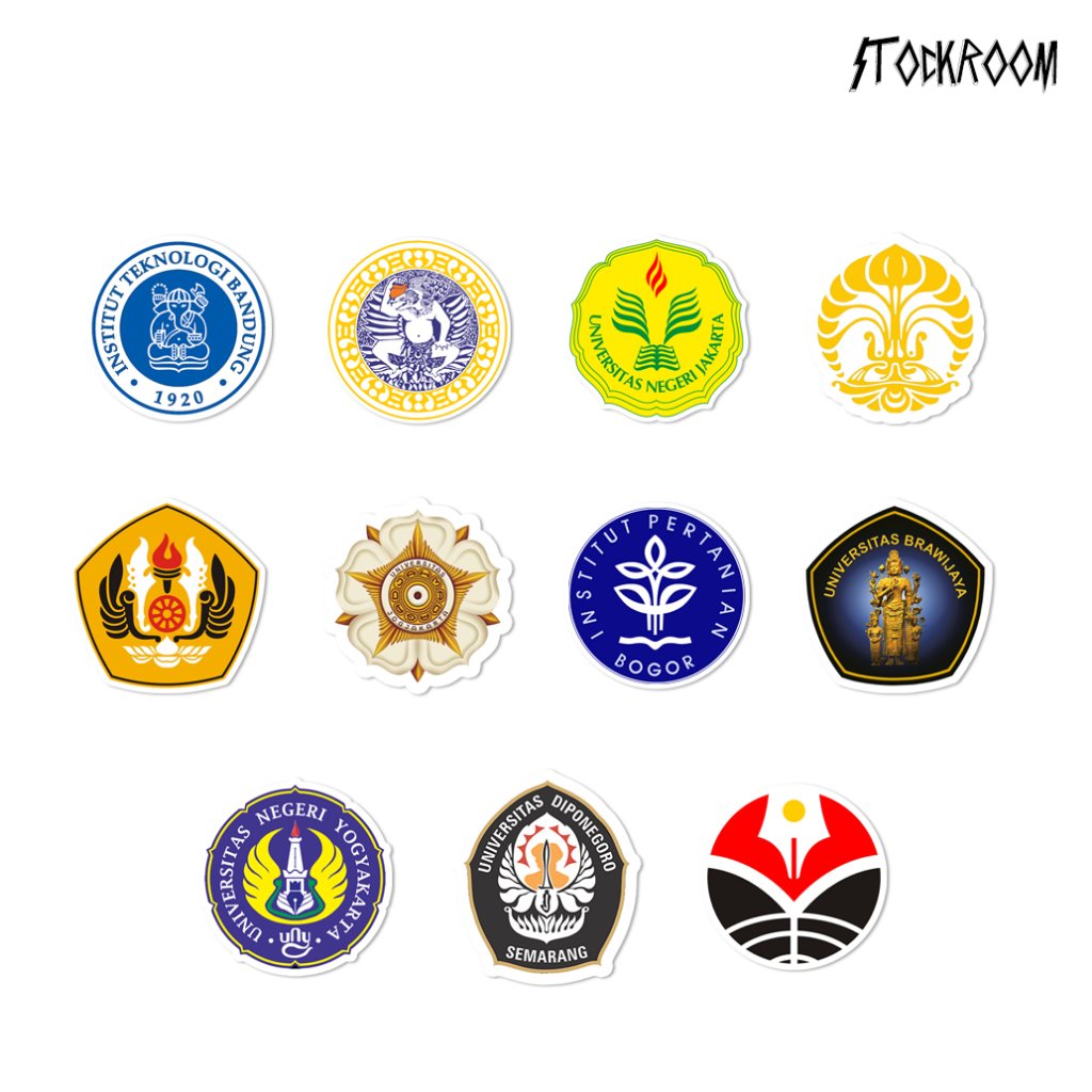 STICKER UNIVERSITAS / STICKER UB / STICKER BIJIAN / STICKER / STIKER UNIVERSITAS INDONESIA / STIKER 