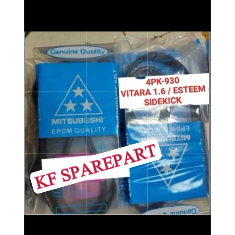 Fan van v belt tali kipas 4PK930 ESTEEM SIDEKICK VITARA 1.6CC 4PK-930