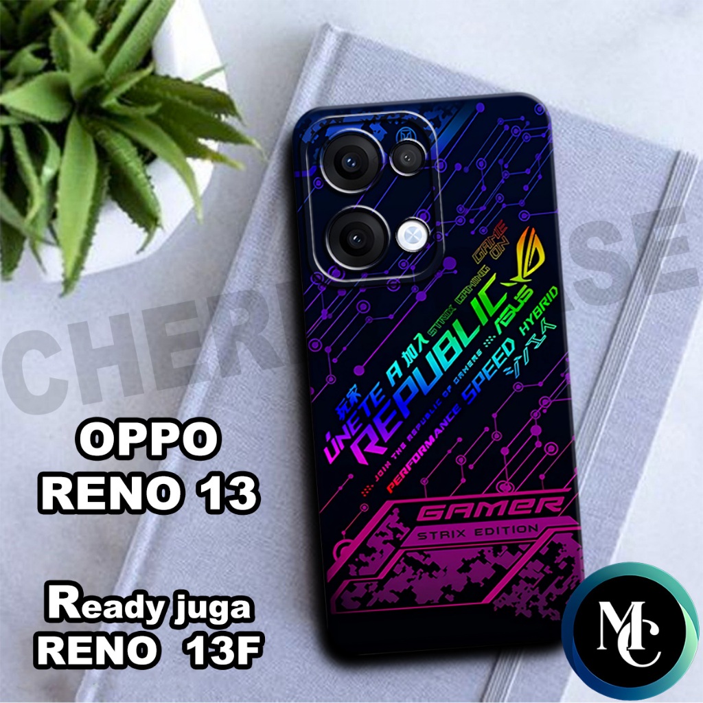 CC39/ Softcase karet lentur untuk OPPO RENO 13 DAN OPPO RENO 13F/Motif ESPORT/case OPPO RENO 13/kesi