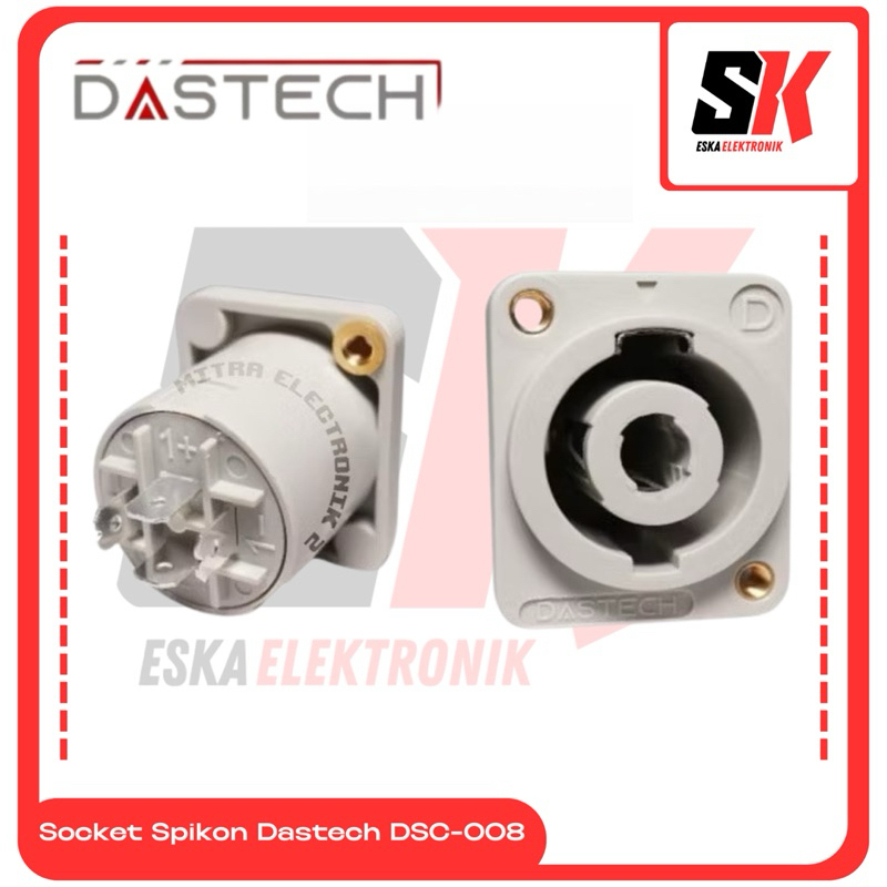Soket Spikon Dastech DSC 008 spicon Speak On Socket Speaker Original