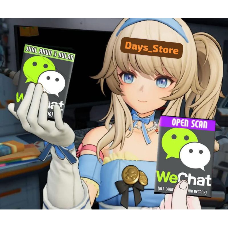 JASA SCAN ATAU PEMBUATAN AKUN WECHAT