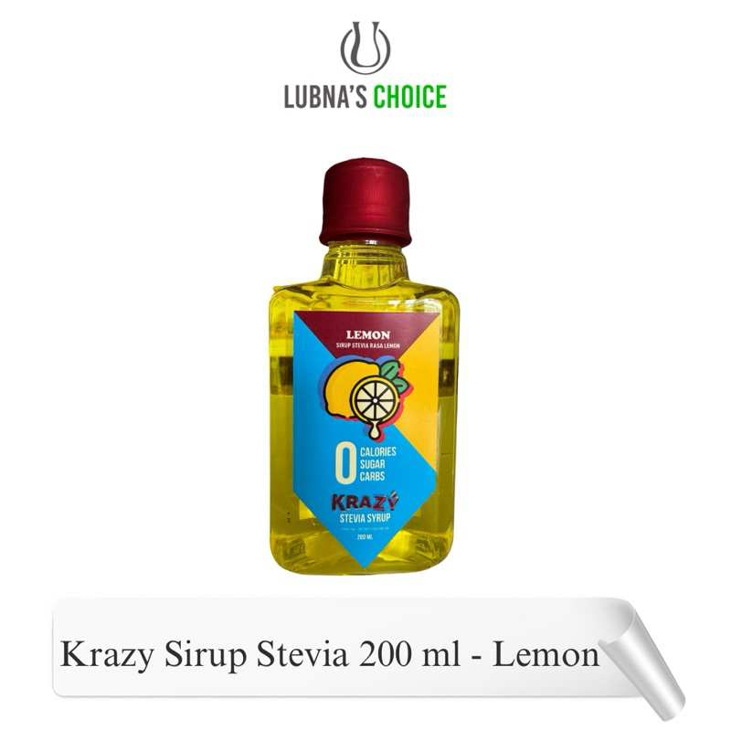 

KRAZY Stevia Sirup Diet - Rasa Lemon