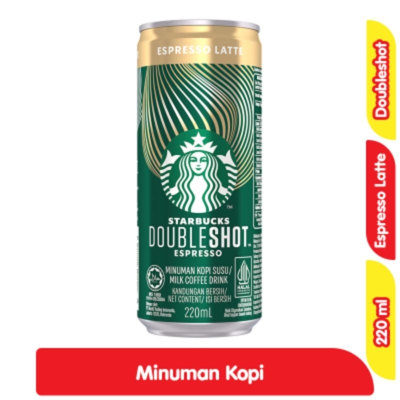 

Starbucks Doubleshot Minuman Kopi Espresso Latte Kaleng 220 ml