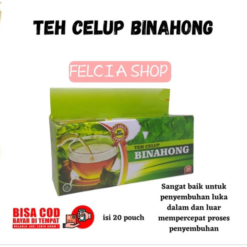 

Teh Celup Daun Binahong Herbal Isi 20pcs