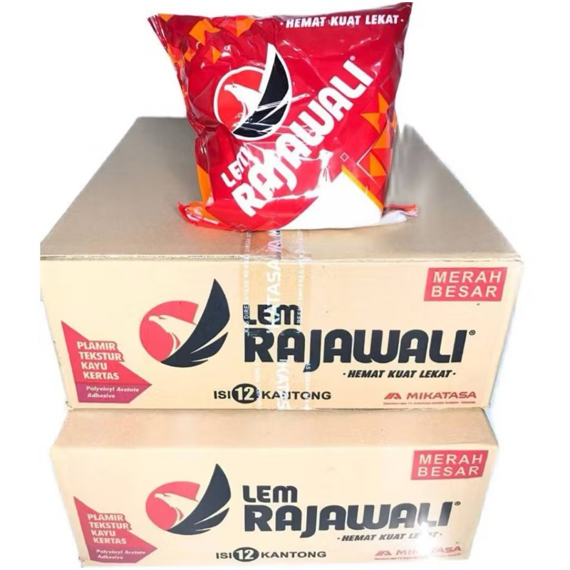 Lem putih Rajawali Dus 1 Lusin isi 1 KG an
