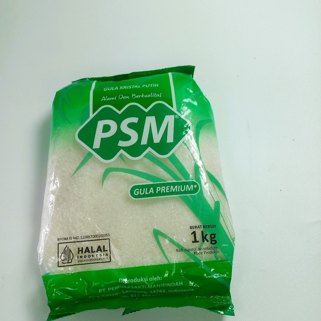 

Gula pasir premium PSM 1KG