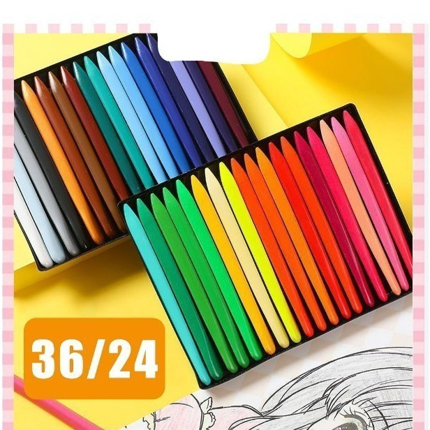 

Produk Populer Crayon Set Krayon Anti Air Tidak Mudah Patah Dan tidak mengotori Tangan Asli
