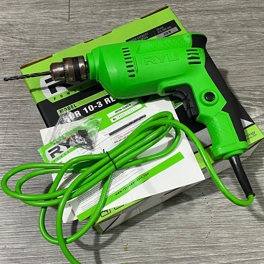 RYU TEKIRO Mesin bor Bor tangan listrik Bor beton Bor tembok alat bor Obeng bor kayu