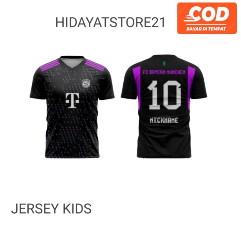 Jersey anak Bayern Munchen terbaru/ stelan baju futsal anak