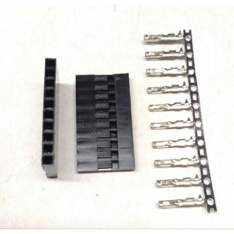 10pin Connector Black Housing Female 10 pin Dupont Konektor 10pin + Skun