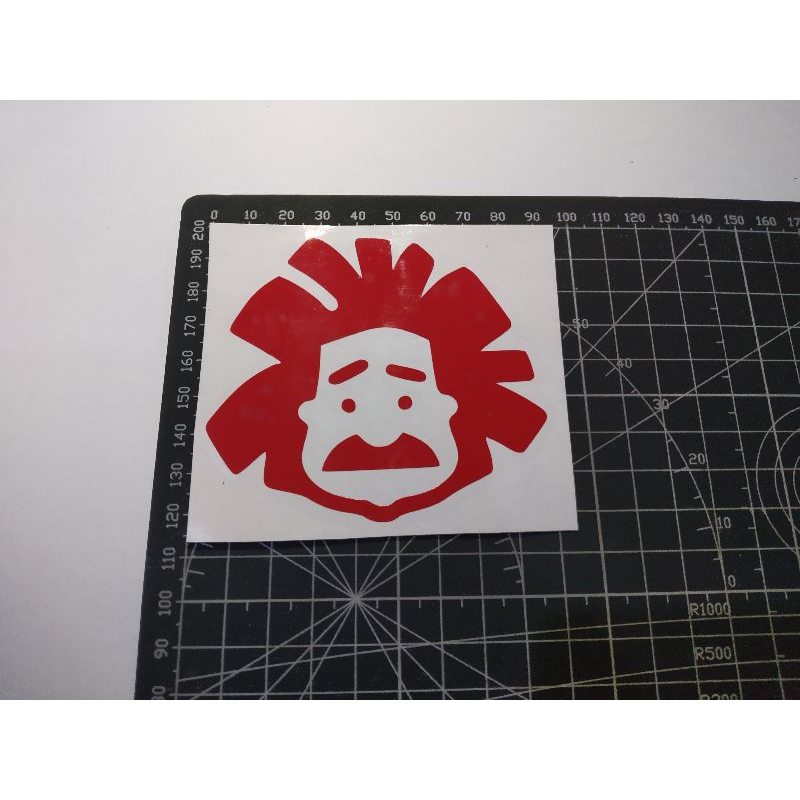 

stiker cutting Albert einstein